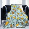 Capybara Flannel Throw Blanket Cute Animals Pattern Blanket Lightweight Comfortable Warm Super Soft Blanket for Couch Bed Sofa