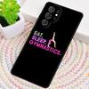 Rainbow Gymnastics Silhouette Phone Case For Samsung Galaxy note 10 pro S26 S25 S24 S23 S22 Ultra Plus S21 FE S20 Cover