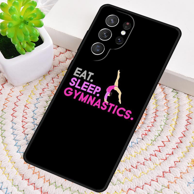 Rainbow Gymnastics Silhouette Phone Case For Samsung Galaxy note 10 pro S26 S25 S24 S23 S22 Ultra Plus S21 FE S20 Cover