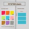 Custom Waterproof Multi-Color Thermal Paper Label: Oil-Proof, Self-Adhesive & Barcode-Ready