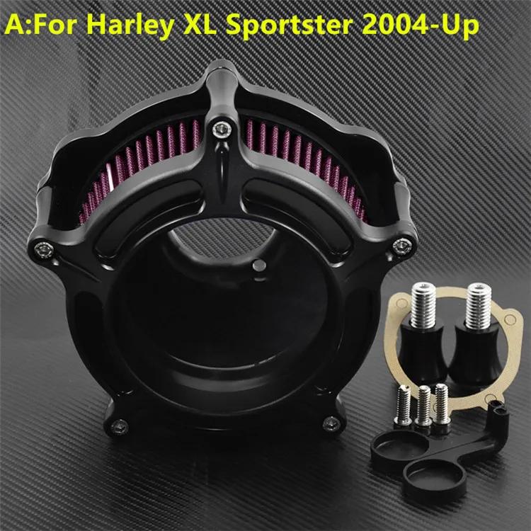 Motorcycle Air Filter Intake Air Cleaner System Kit For Harley Sportster XL Iron 883 1200 Touring Road King Softail Dyna FLHT