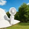 Portable Handheld Rechargeable Fan with 3 Adjustable Speed Settings and 1 to 3 Hours Battery Life Compact Design for Personal Use