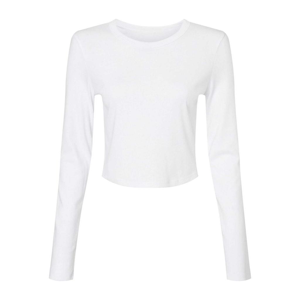 Bella + Canvas Womens/Ladies Micro-Rib Long-Sleeved T-Shirt