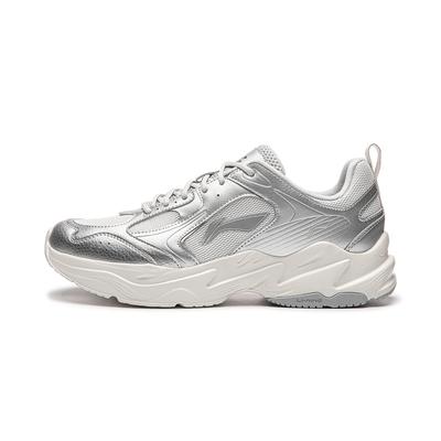 Li Ning Casual Shoes Men's Low Top Silver AGCW481-2