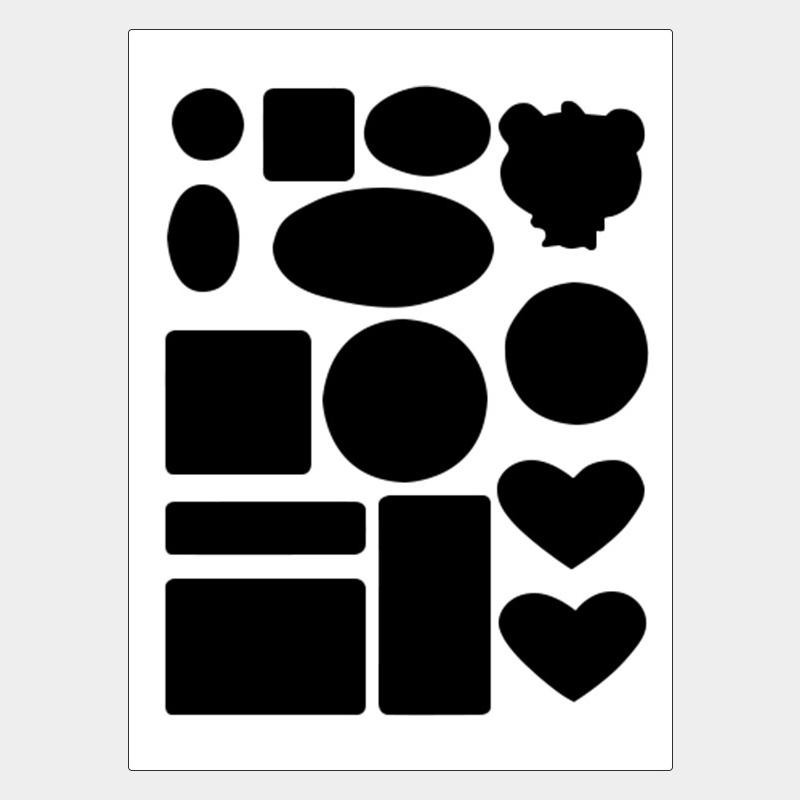 1Set Instant Self-Adhesive Durable Fabric Repair Patches Assorted Shapes Universal Iron-On Free For Down Coats