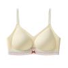 Polka Dot Bow Sweet Ballet Style No Wire Bra For Women