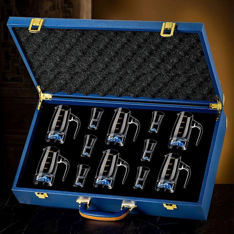 Qiuqiao Luxury Crystal Baijiu Glass Set