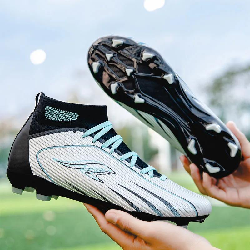 2026 Society Cleats Soccer Shoes Men Professional Football Boots Indoor Original Football Field Boots Ankle Sneakers Fast Traini
