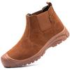 Fashion COZOK Outdoor Construction Protection Boots Men Waterproof Non-slip Safety Shoes Light Indestructible Wear-resistant Work Shoes