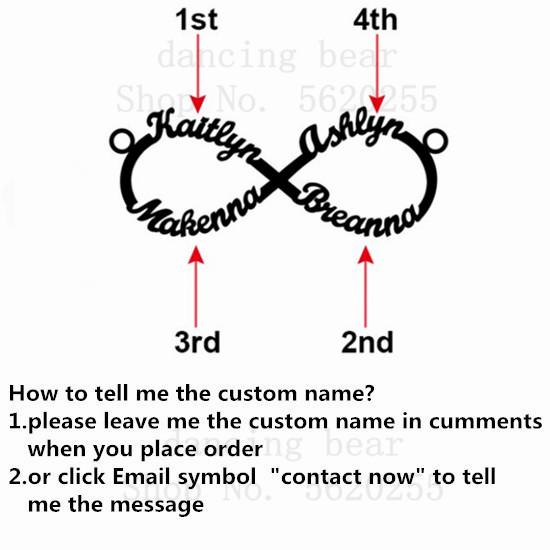 Infinite Layer Necklaces for Women Personalized Stainless Steel Custom Necklace Couple Jewelry Nameplate Pendant