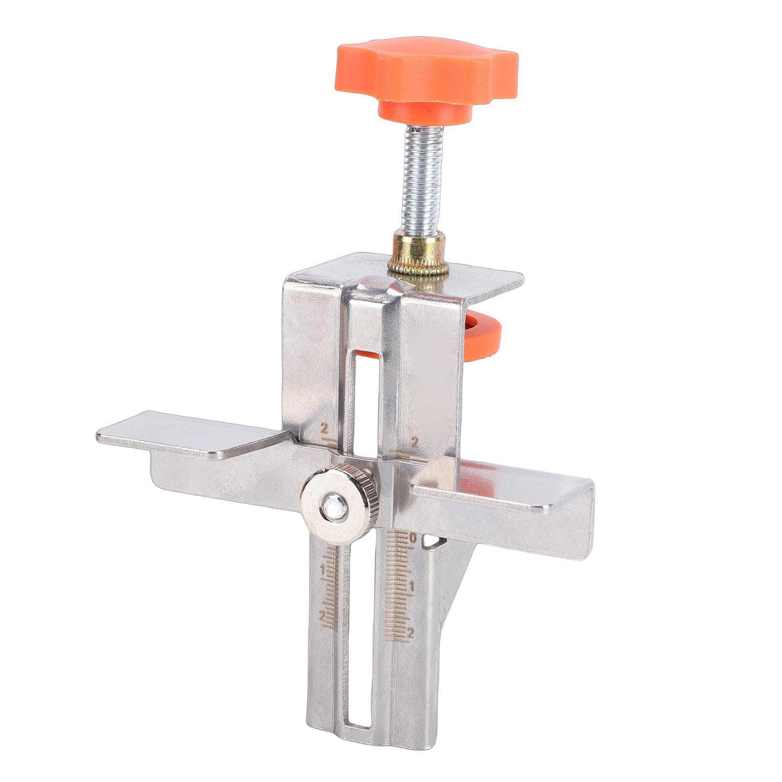 

Cabinet Door Installation Jig 10-38mm Clamping Stainless Steel Cabinet Door Mounting Tool for Kitchen Bathroom Cabinets