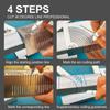 Metal Marking Pipe Cutting Guide Stainless Steel Four-sided Ruler Angle Arc Marking Tool  DIY