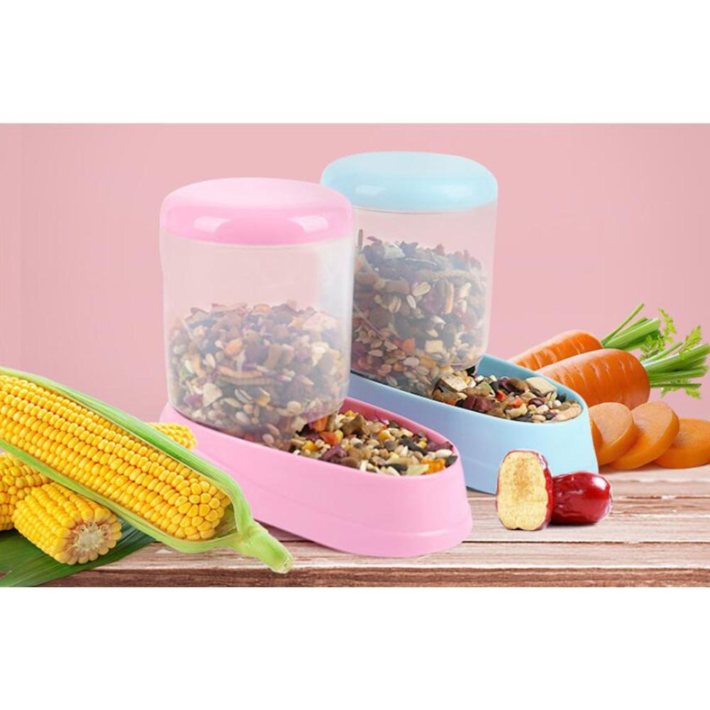 Automatic Food Dispenser for Pet Hamster Syrian Hamster Feeding Bowl