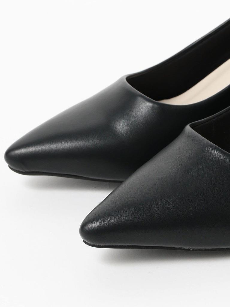 B:MING LIFE STORE by BEAMS/Chaussures habillées B:Escarpins en similicuir MING by BEAMS pour femmes, noirs, taille 22.5