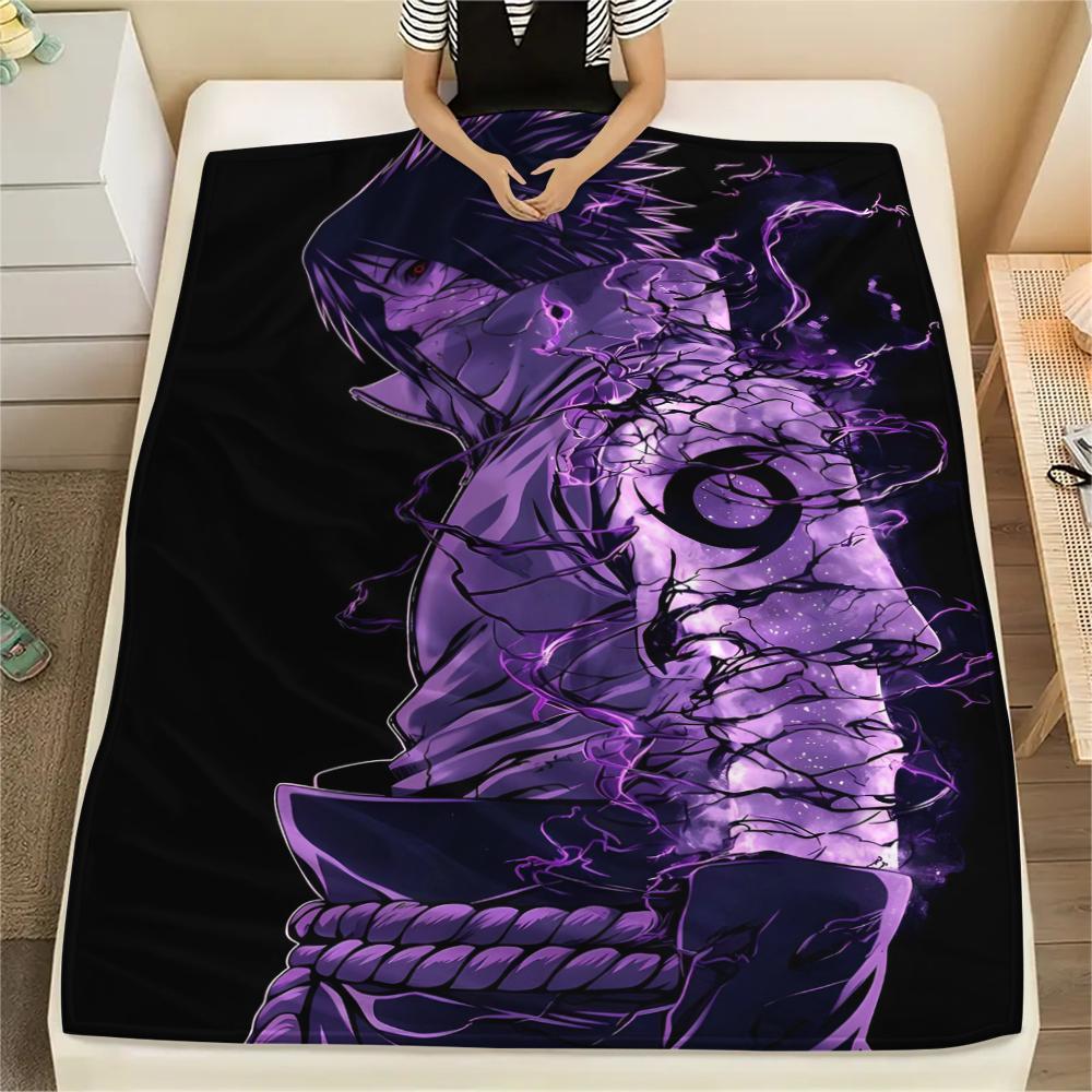 1Pc Cartoon Print Flannel Blanket, High Quality Comfortable for All Seasons, Home Decor, Warmth and Comfort, Perfect for Christmas Birthday Gift