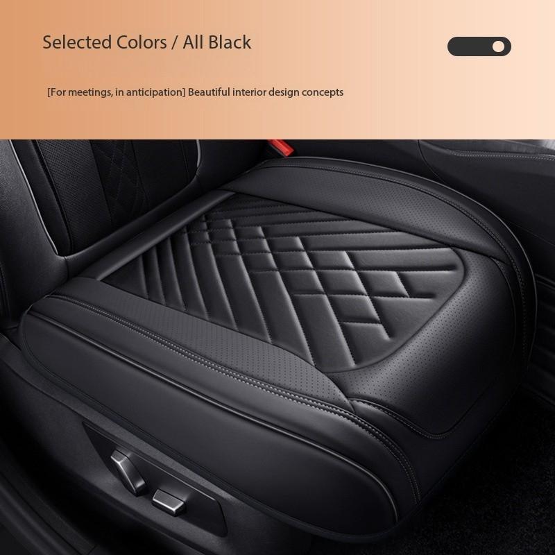 Leather Car Seat Cover Universal Front Seat Protector Seat Cushion For Ford Fusion, Ssangyong Actyon Sport, Jaguar 7, Jaguar XE