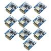 Pack of 10pcs 5V Step Up Board for Lithium Battery Charging Protections with Built-in Intelligent Temperature Control