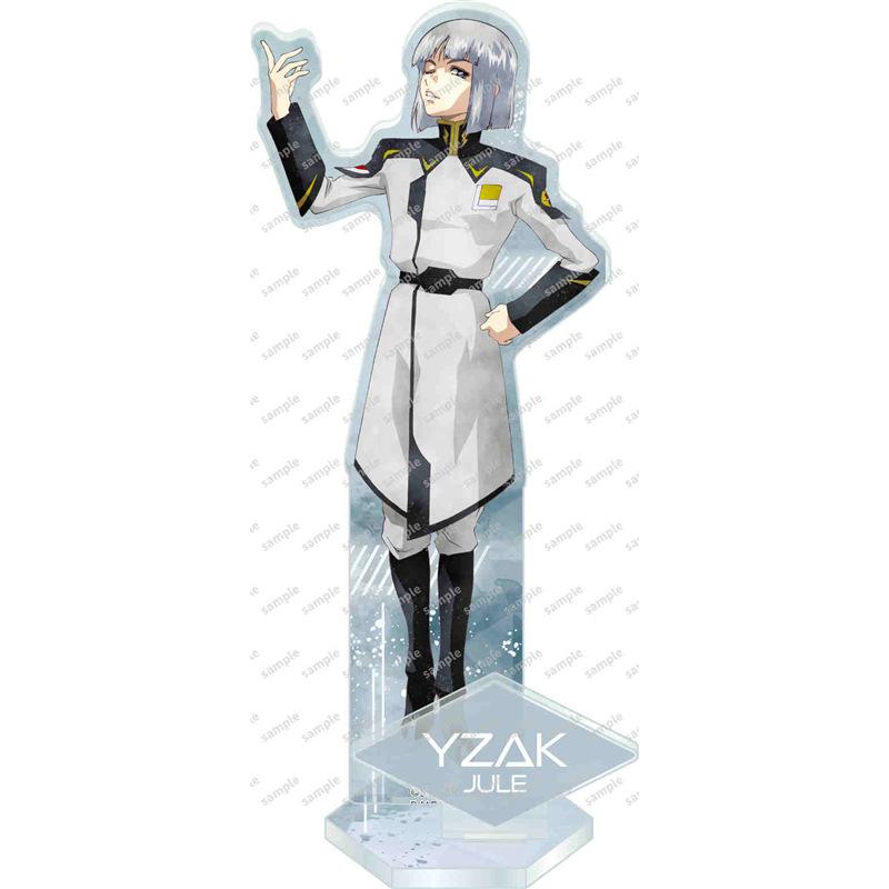 

Double plug nameplate Mobile Suit Acrylic Peripheral Stand Anime Ornament Character Model Children s Birth Date Present Toy 15cm