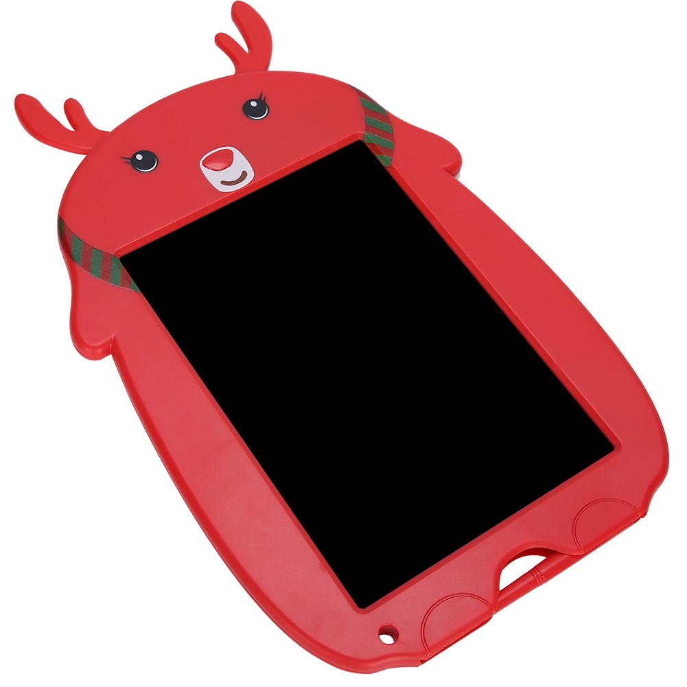 LCD Writing Tablet Christmas Deer Cartoon Red Children Electronic Drawing Graffiti Board