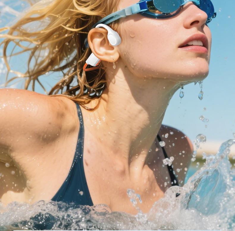 X9 Bone Conduction Bluetooth Headphones: Long Battery, Wireless, for Music, Calls, Sports, Running, Swimming.