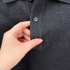 JOW Men's Cashmere & Silk Blend Polo Sweater