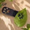 Durable Hinge Stamp 3D Printed Cat Paw Seal DIY Scrapbook Cutter Foldable Seal with Smooth Surface Surface Creative Claw Design for Craft Projects