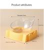 Pet Cat Food Bowl Automatic Feeder All-in-One Splice Dog Cat Food Bowl and Drinking Fountain Drinking Raised Standing Dish Bowl