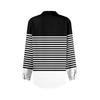 Camicia da Donna Stampata con Bottoni Camicia a Maniche Lunghe Top da Lavoro Business Casual con Tasche Giacca