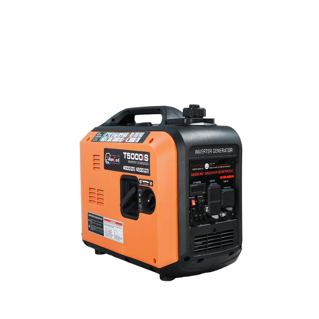 Silent Portable Inverter Generator 120V 60Hz for Home & Outdoor Use