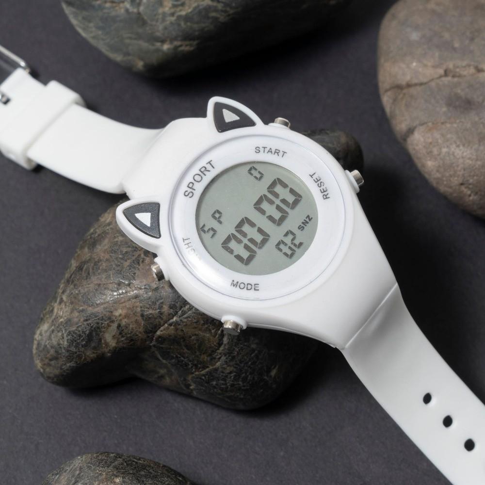 with Bracelet Digital Watch Silicone Sports Electronic Watch Fashion Kids Watch  for Students