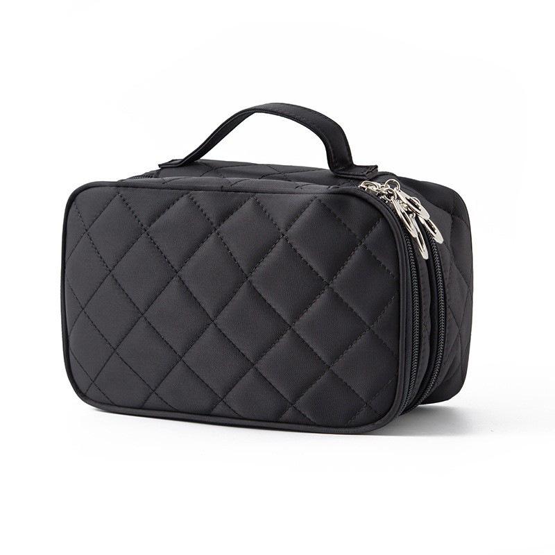 

New cosmetic bag toiletry bag diamond-shaped waterproof cosmetic case and storage bag чёрный
