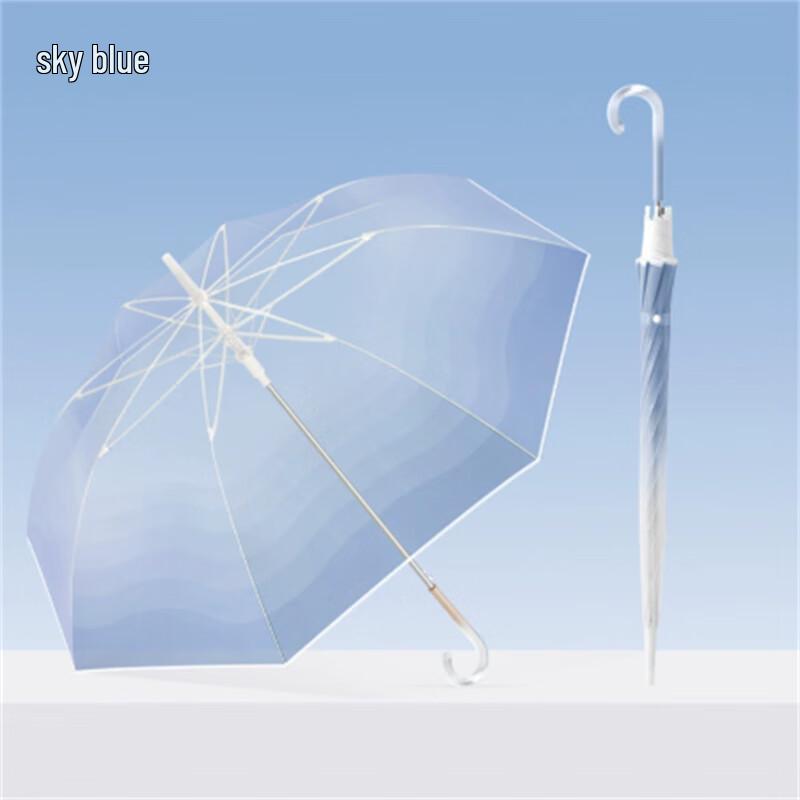 

Transparent Gradient Long Handle Umbrella