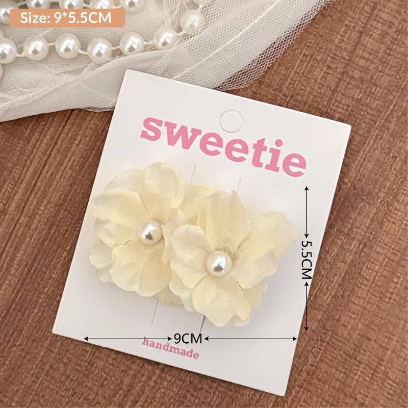 

Resort-style Fabric Flower Hair Clip, Sophisticated And , Unique Duckbill Clip