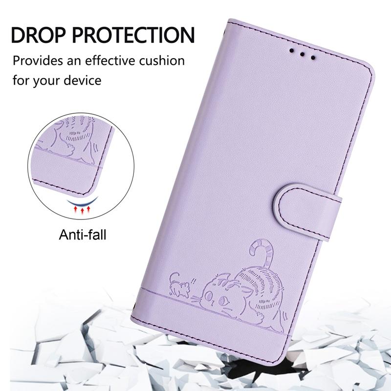 Für T-Mobile T Phone 3 Hülle Leder Flip Wallet Diebstahlschutz Bürstenhülle auf sFür Etui T-Mobile T Phone 3 TPhone3 Revvl 8 Hülle Capa