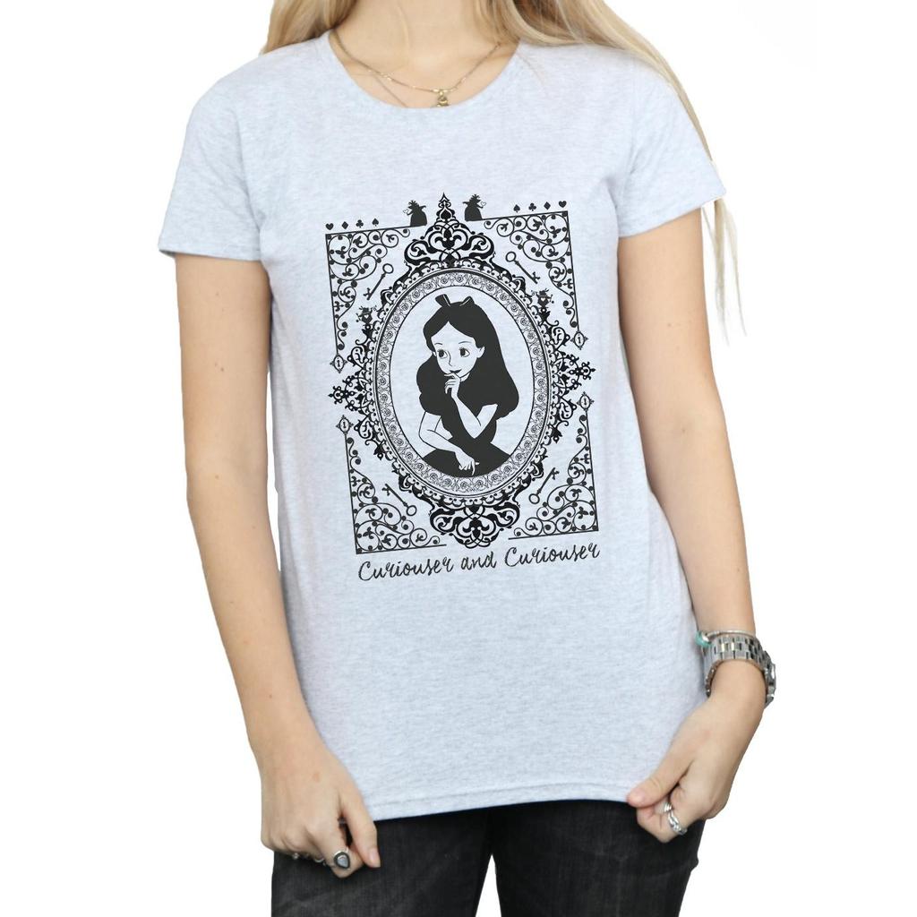 Disney Womens/Ladies Alice In Wonderland Frame Cotton T-Shirt