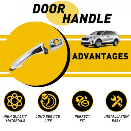 Chrome Outside Door Front Handle Driver for Kia LH Sorento 2016-20 82652C5010