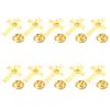Pack of 10 Cross Brooch Metal Badge Pin Stylish Lapel Pin Cross Brooch Alloy Material Religious Pins for Fashion Outfits