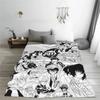 Bungou Stray Dogs Anime Manga Deken Velvet Dazai Osamu Lichtgewicht Worpdekens voor Vliegtuigreizen Slaapkamer Quilt
