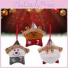Creative Plush Christmas Tree Decoration Featuring Santa Snowman And Reindeer Ideal For Holiday Cheer