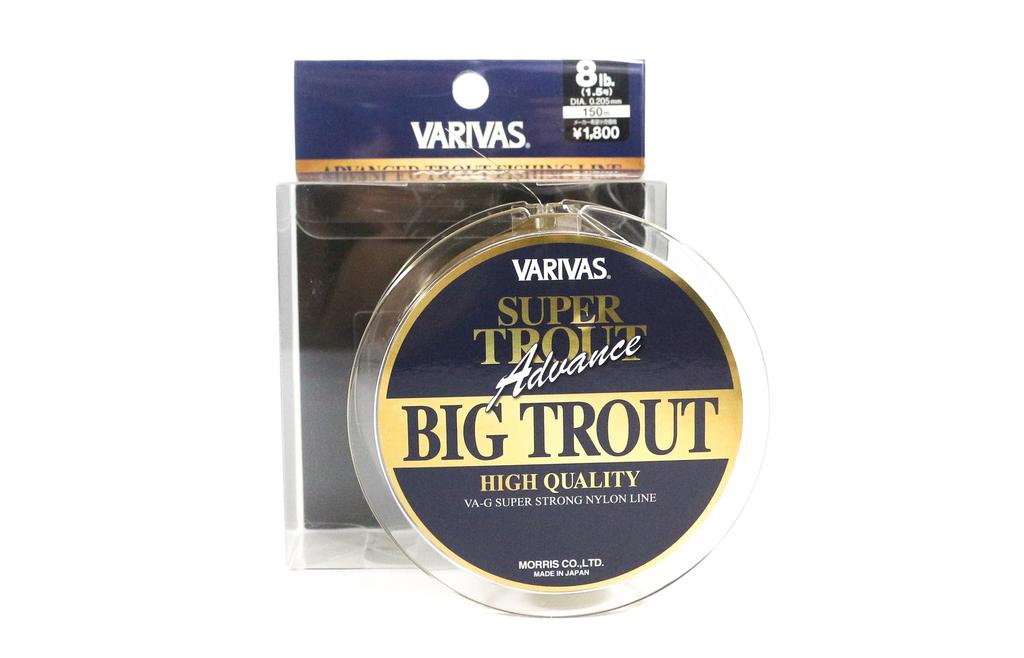 Varivas Linea di pesca alla trota grande in nylon Super Trout Advance 150m 8lb (5436)