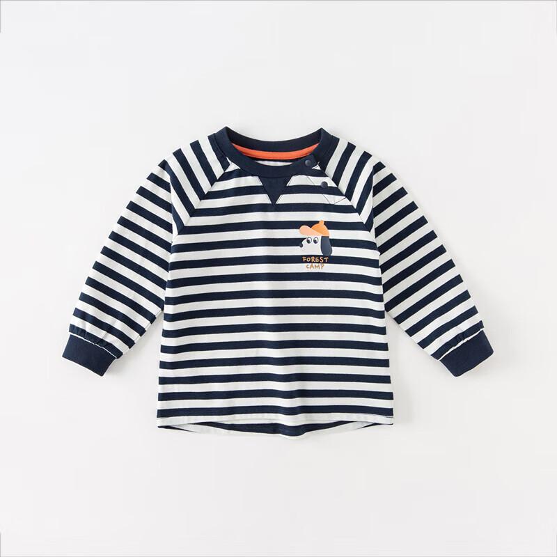 David Bella Boys' Long-Sleeve Cotton T-Shirt