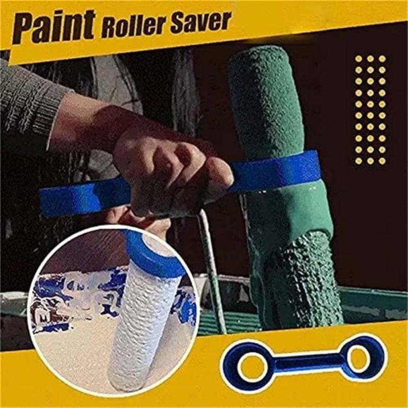 Pulitore Risparmia Rullo Robusto Strumento di Pulizia Facile Pennello Rotante per Rullo Pittura Pulitore Manicotto Sostituibile