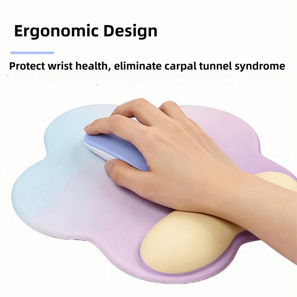 Ergonomic Hand Support Mouse Mat Non Slip Gaming Mousepad Cozy Wrist Rest Mouse Pad  Universal