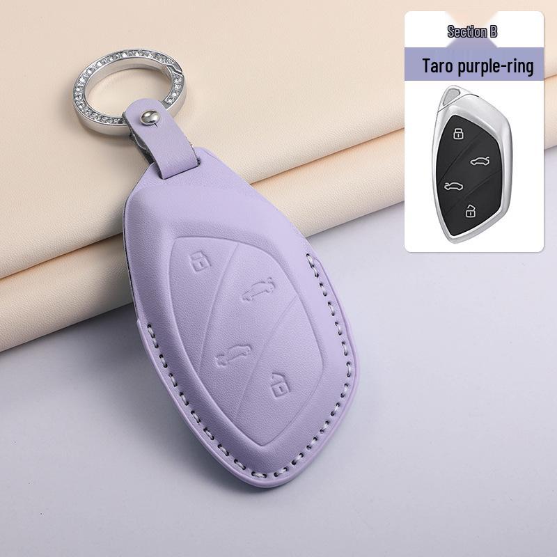 Tri-color Key Cover for Roewe i5, RX5 MAX, RX3, MG HS, MG 5, i6 Max in PU Leather.