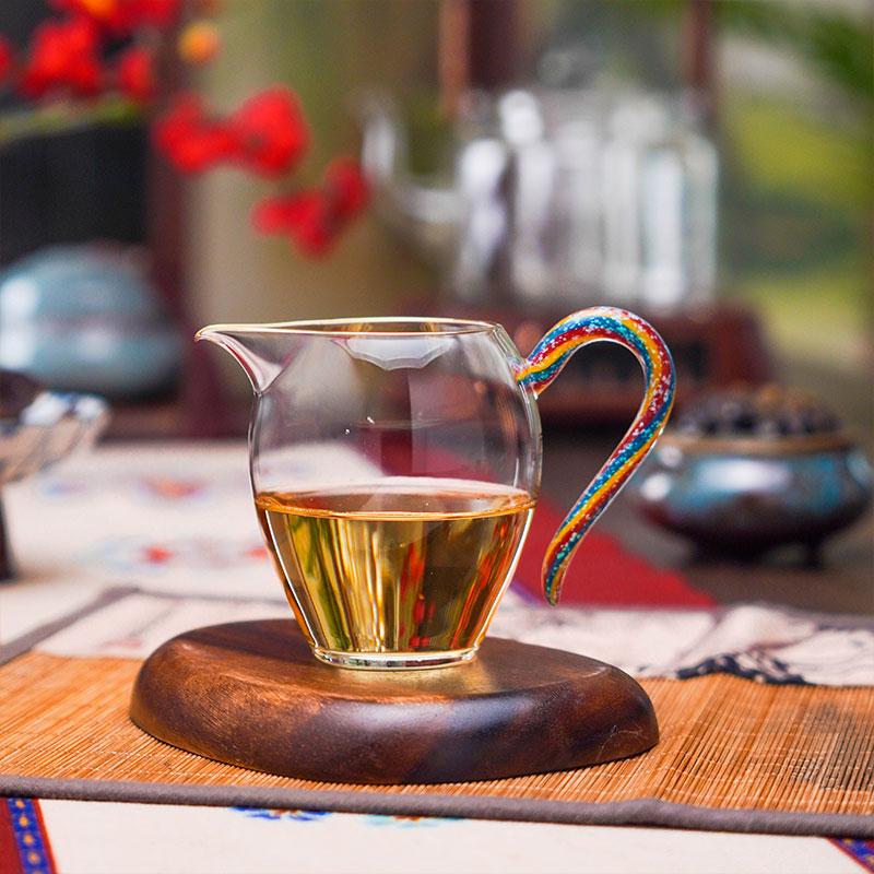 Qingyan Heat-Resistant High Borosilicate Glass Tea Set Cup