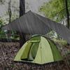 3Mx3M Camping Waterproof Awning Tarp Tent Dark Grey Ultralight Sun Shelter for Outdoor Tourist Beach Sun Shade UV Coating