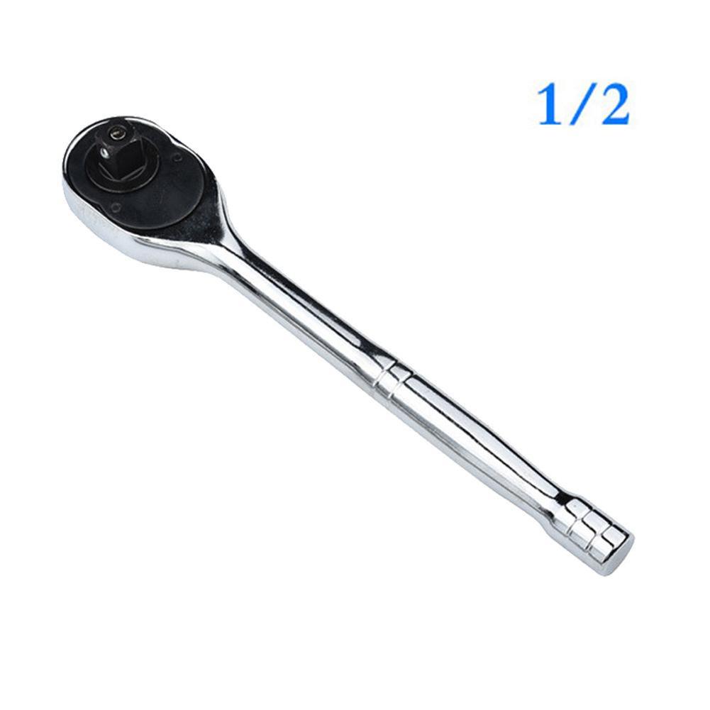 Drive Ratchet Set 1/4 3/8 1/2 High Torque Ratchet Wrench Socket Quick-release Reversible High Quanlity Hand Tool