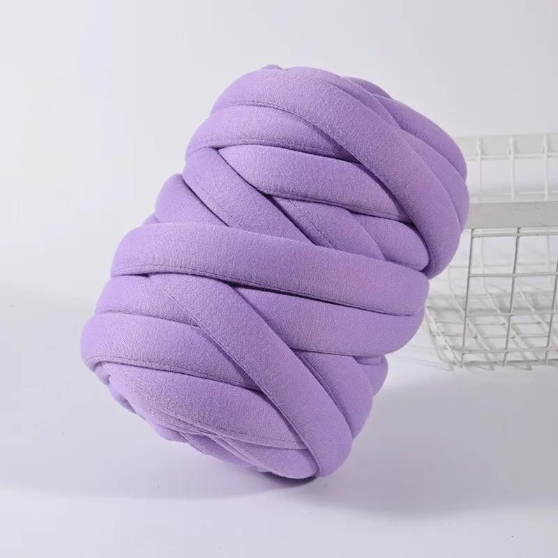 500G isländische ultradicke Wolle entkernte Baumwolle Kristall Samt Handgewebtes Material DIY Weben Handtasche Haustier Nest