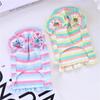 Summer Dog Clothes Pet Dog Vest Dress Dog Knitted Striped Dog T Shirt Chihuahua Bichon Clothing Kitten Puppy Girls Dog Costume