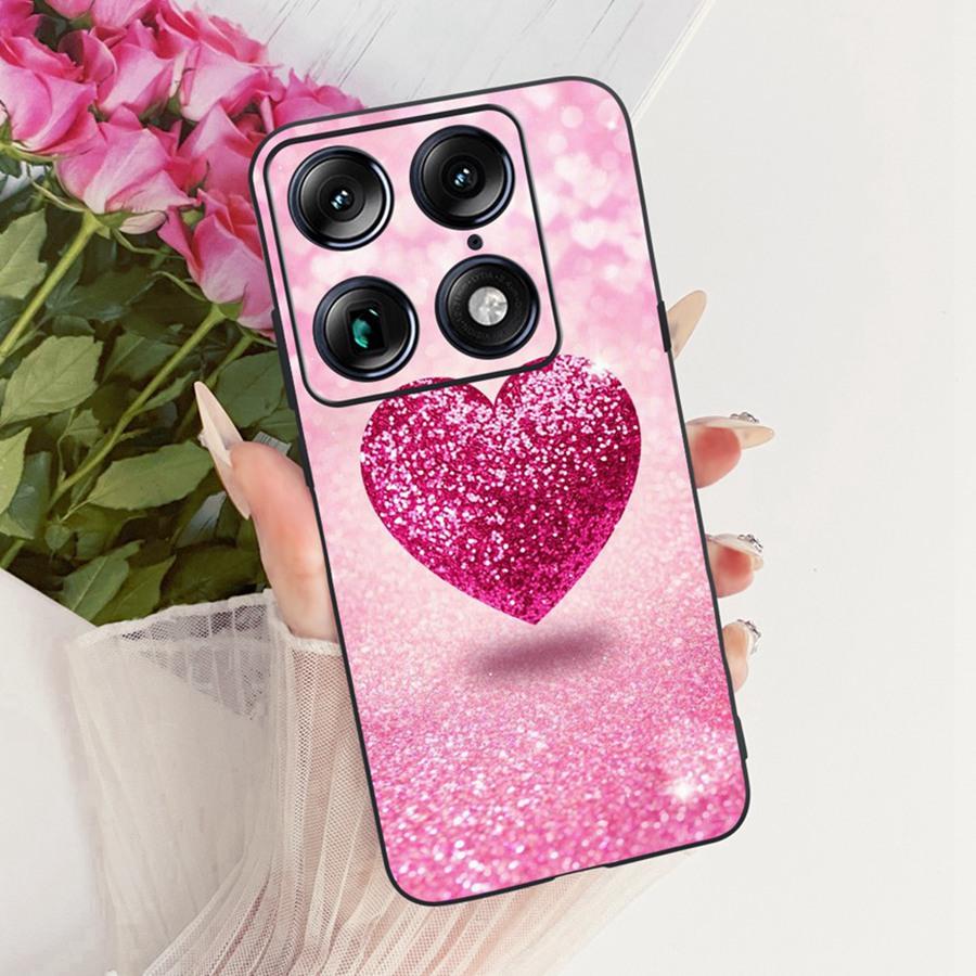 For Motorola Signature 6.8'' Case Cute Cat Cartoons Pattern Soft Silicone TPU Funda For MotoX70 Air Pro Signature Back Covers